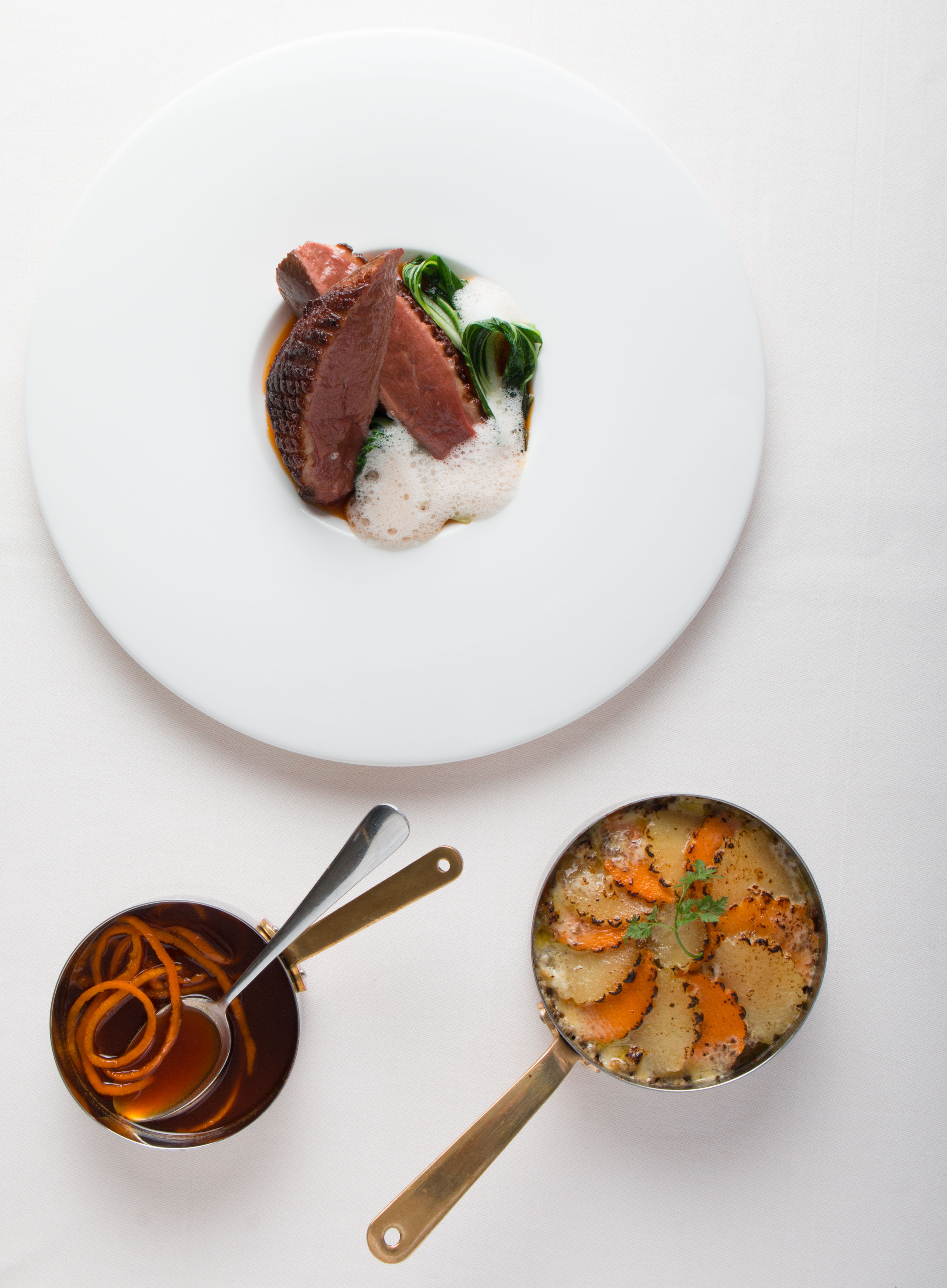 Canard & sauce bigarade